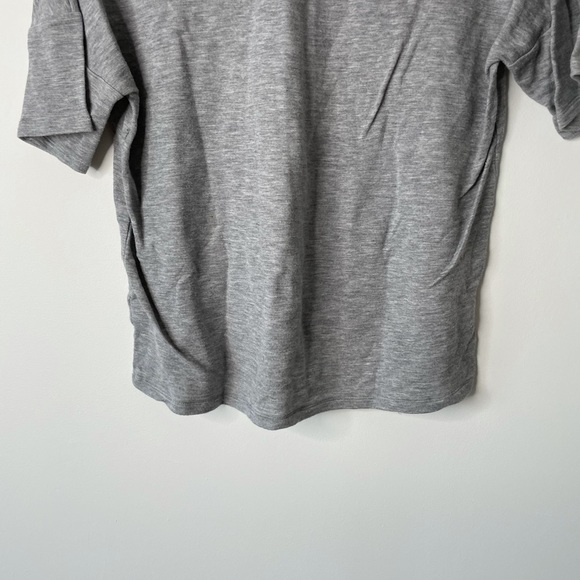 Tresics gray tee shirt large shirt sleeve top - Picture 7 of 9